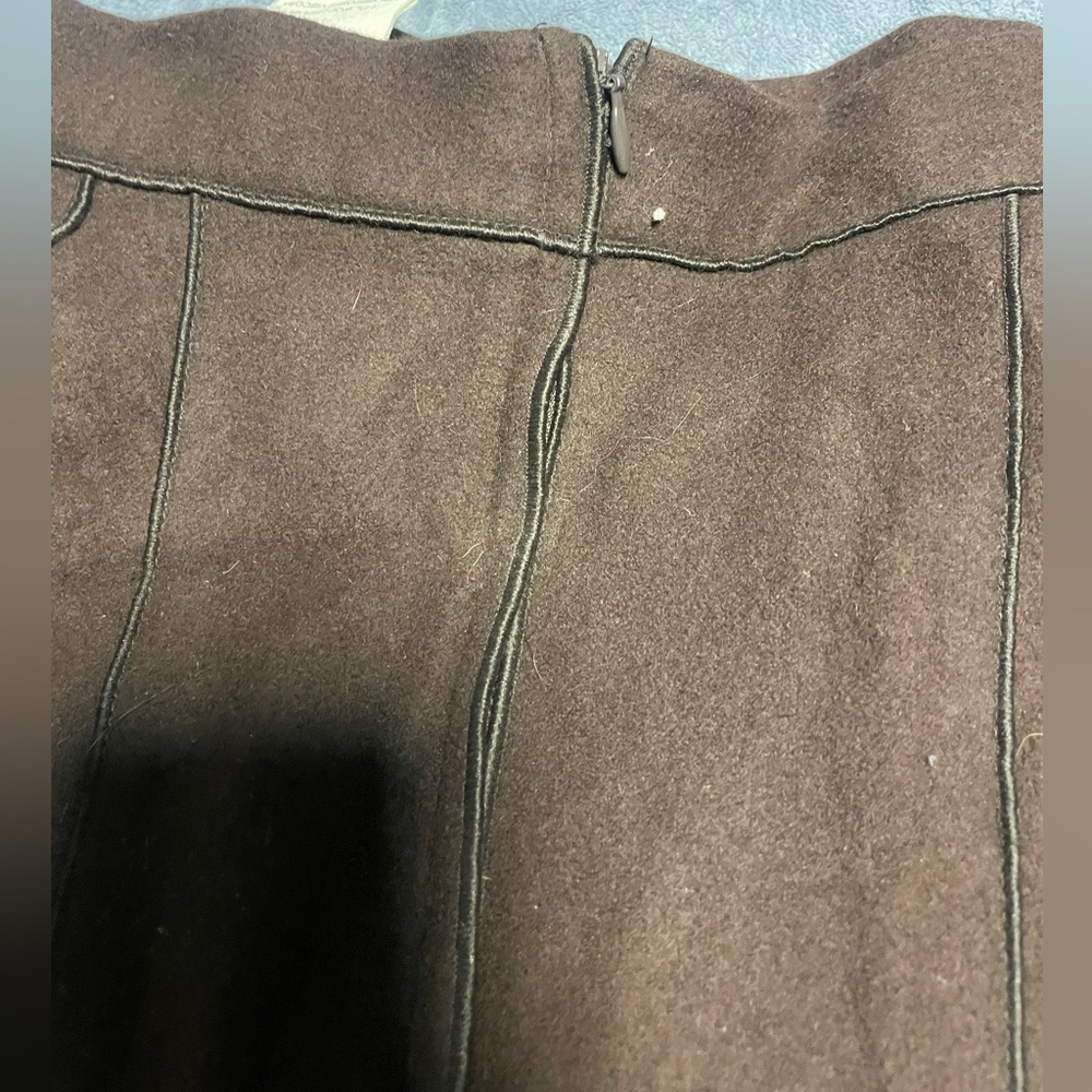 Brown Wool Skirt - Picture 6 of 6